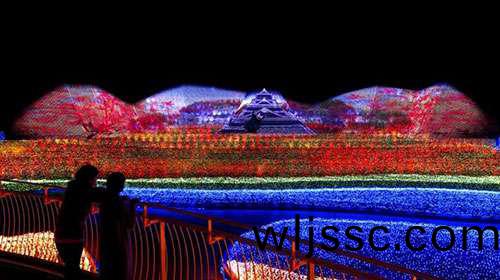 最壯觀的鼕季(ji)燈光(guang)秀(xiu)在日本呈現