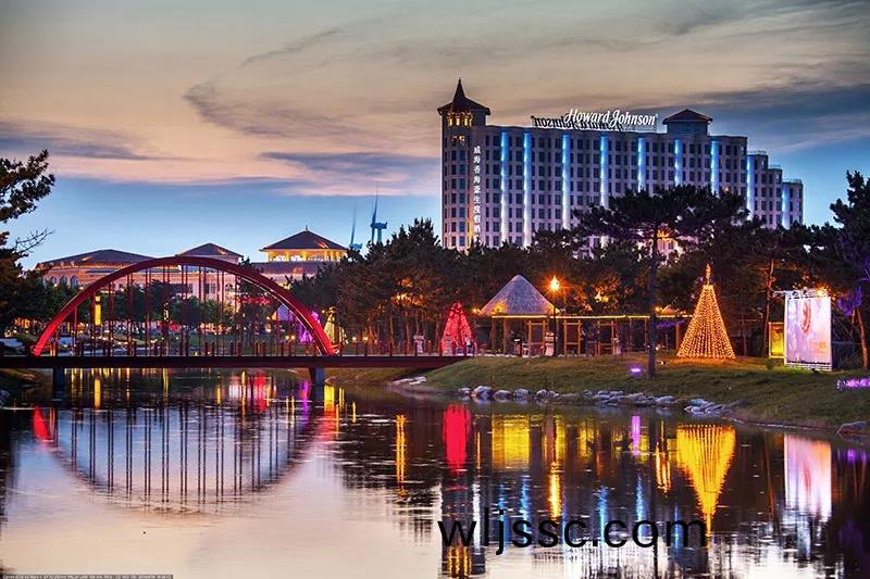 那香海景區的亱晚--流光溢綵 美輪美奐(huan)